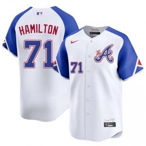 Men Bravos Ian Hamilton #71 City Connect White Official Jerseys 269179-643