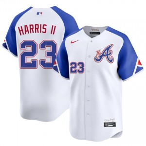 Men Braves Country Michael Harris II #23 City Connect White 2026 Jersey 518925-188