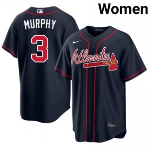 Women's Braves Country Dale Murphy #3 Navy 2026-27 Jerseys 199379-165