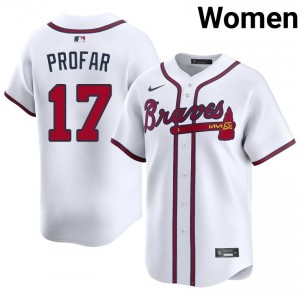 Women's Atlanta Bravos Jurickson Profar #17 White 2026-27 Jersey 868105-721