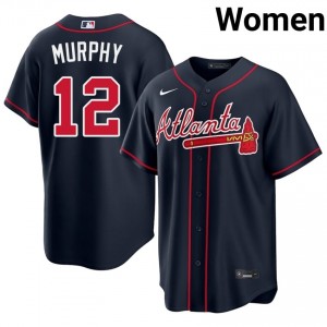 Women's Bravos Sean Murphy #12 Navy Limited Jersey 764261-393