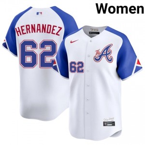 Womens ATL Daysbel Hernandez #62 City Connect White 2026 Jerseys 780191-812