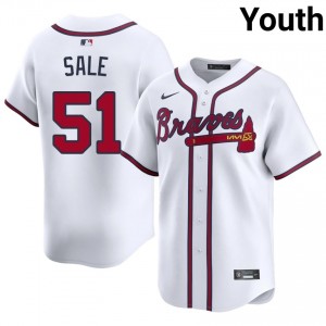 Youth ATL Chris Sale #51 White 2026-27 Jersey 429393-687